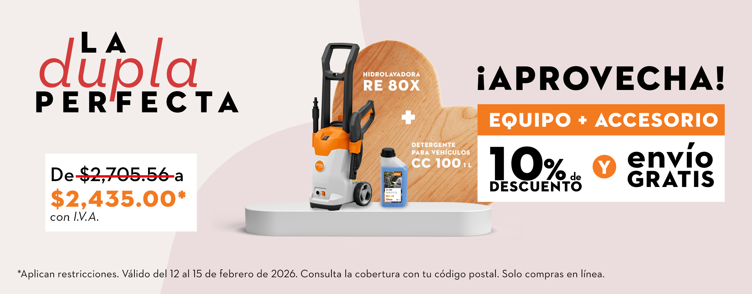 promoción Febrero y Marzo 2026 tienda online